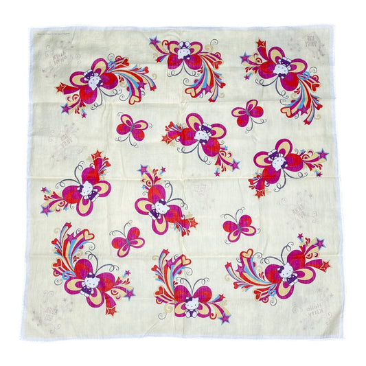 2010s Anna Sui x Hello Kitty Butterfly Handkerchief