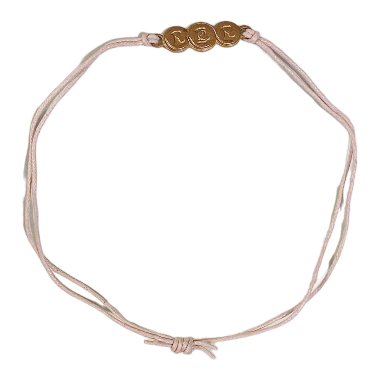 2010s Q-Pot Chocolate Chord and Charm Bracelet