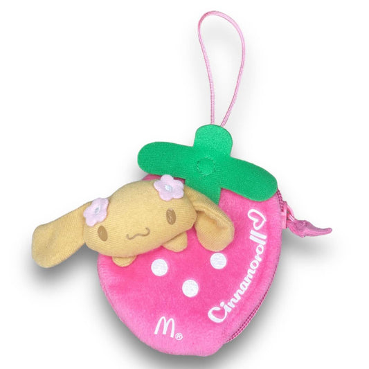 Sanrio Cinnamoroll Mocha Strawberry Plush Strap