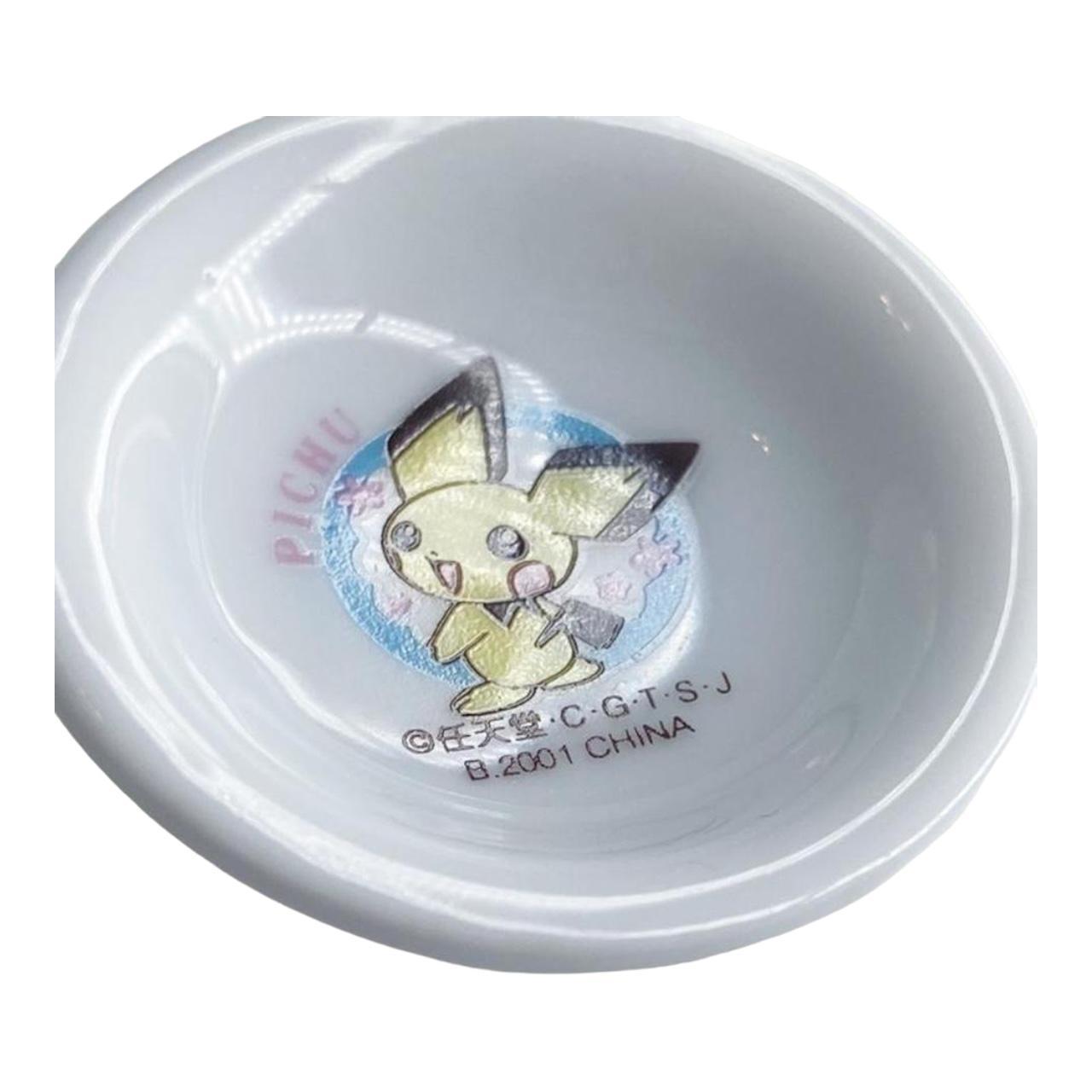2001 Pokemon Pocket Monsters Pichu Mini Ceramic Bowl Dish