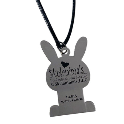 Y2K Rare Visual Kei Skelanimals Character Charm Necklace - Bunny