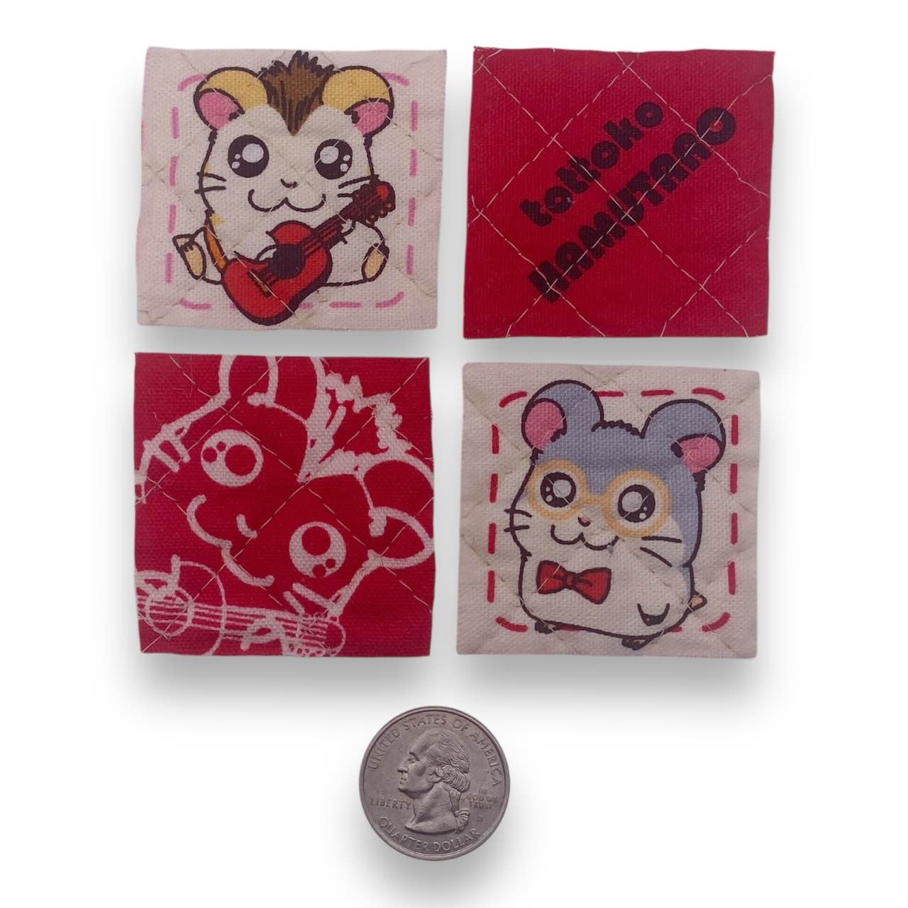 Y2K Hamtaro Iron-On Patch Set