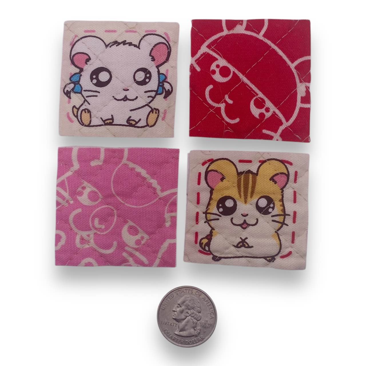 Y2K Hamtaro Iron-On Patch Set