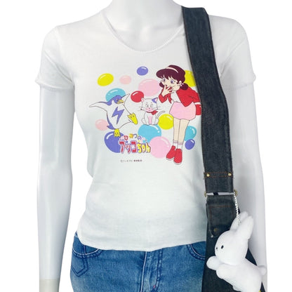 90s Y2K Retro Anime Tee Sz XS/S