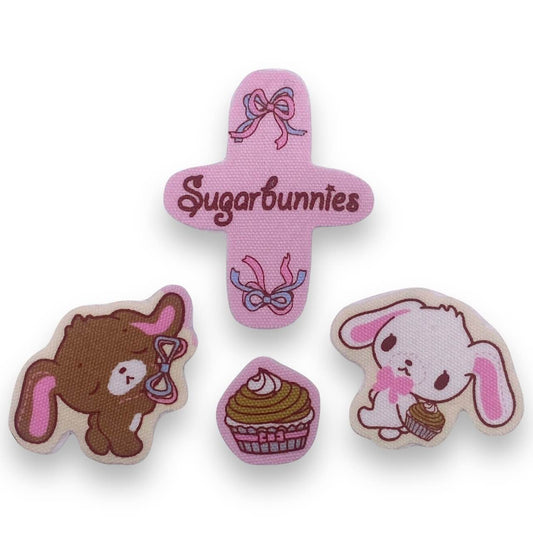 Y2K Sugarbunnies Mini Iron-On Patch Set