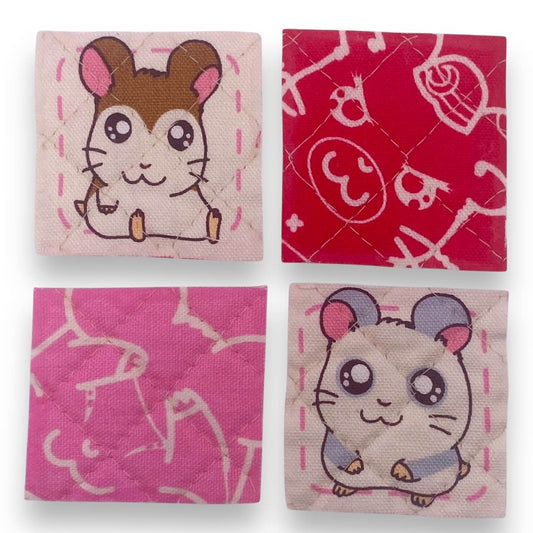 Y2K Hamtaro Iron-On Patch Set