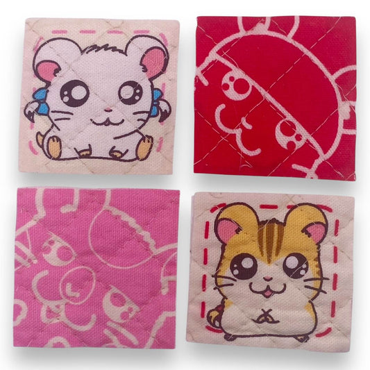 Y2K Hamtaro Iron-On Patch Set