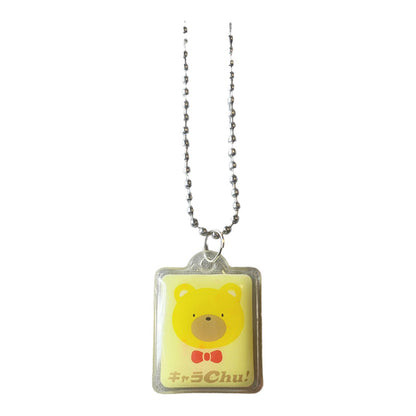 2002 Sanrio Obscure Character Pendant Necklace Howdy the Bear