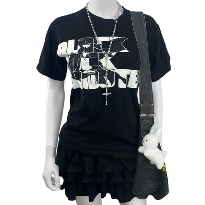 2000s Black Rock Shooter Anime Girl Tshirt Sz S