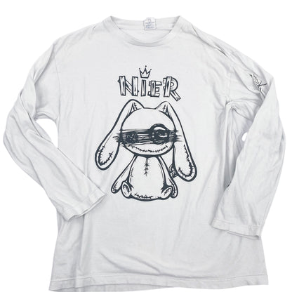 2000s Nier Emo Bunny Long Sleeve Tshirt Sz M