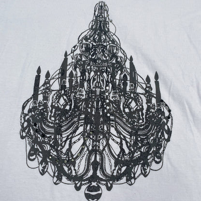 2000s Visual Kei Chandelier Bling Tshirt Sz S