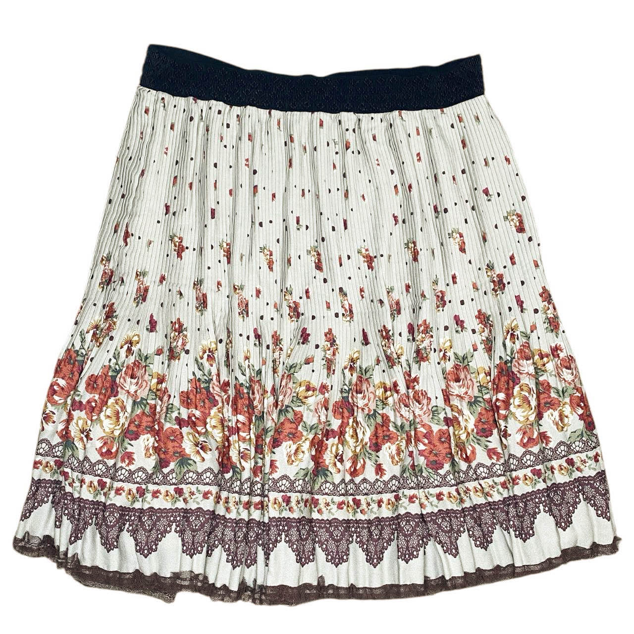 Axes Femme Mori Girl Flowy Floral Skirt Sz M