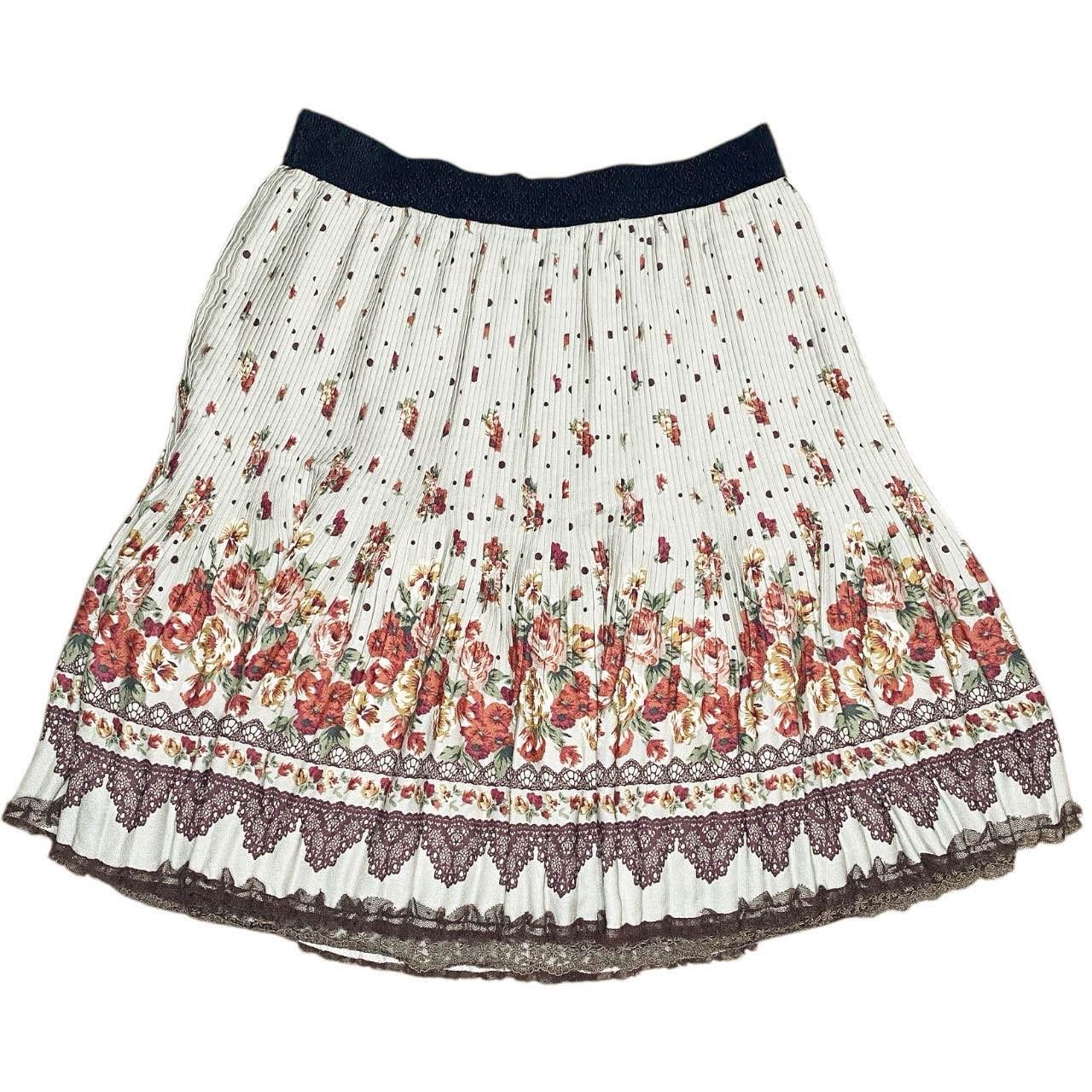 Axes Femme Mori Girl Flowy Floral Skirt Sz M