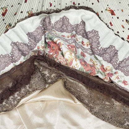 Axes Femme Mori Girl Flowy Floral Skirt Sz M