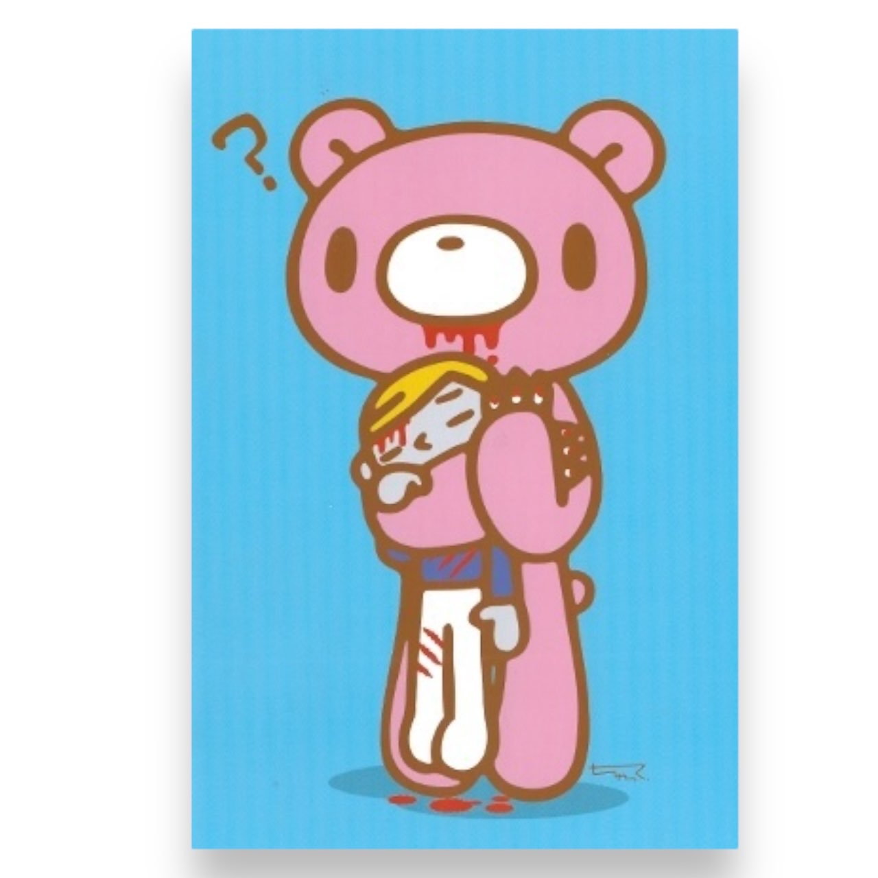 2005 Mori Chack Deadstock New Gloomy Bear Art Post Card