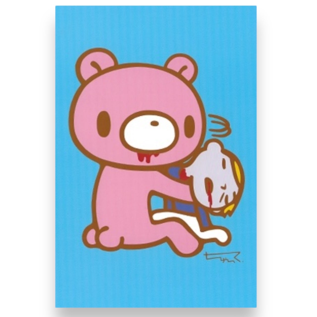 2005 Mori Chack Deadstock New Gloomy Bear Art Post Card