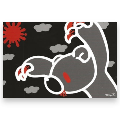 2005 Mori Chack Deadstock New Gloomy Bear Art Post Card