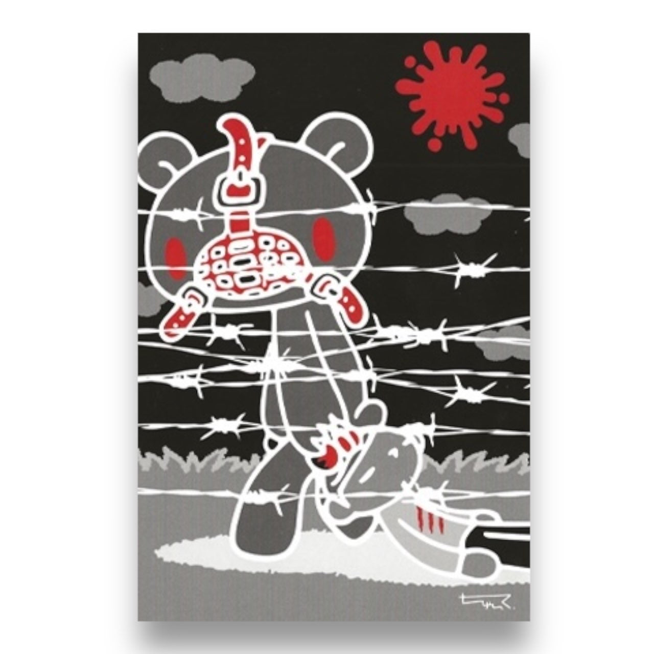 2005 Mori Chack Deadstock New Gloomy Bear Art Post Card