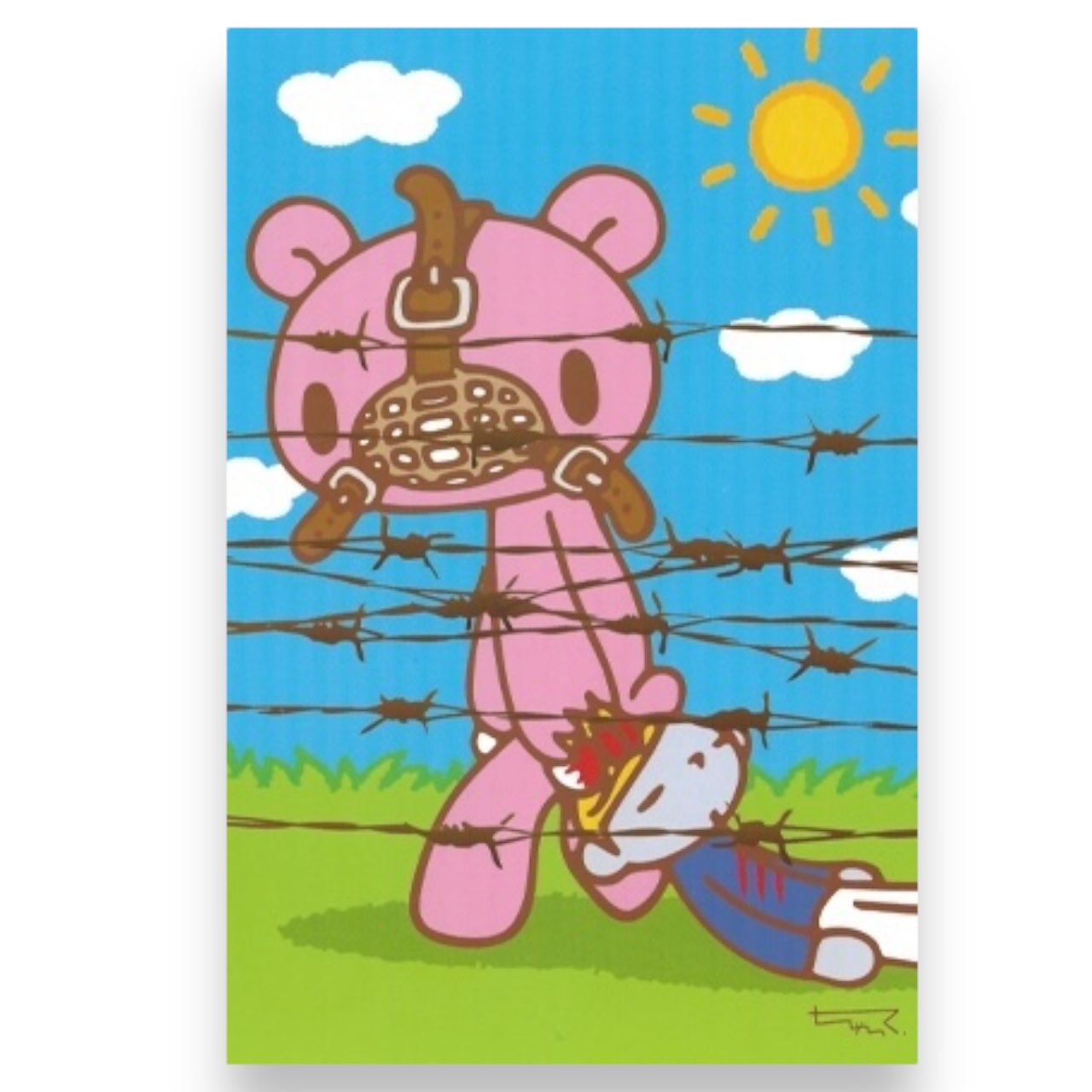 2005 Mori Chack Deadstock New Gloomy Bear Art Post Card