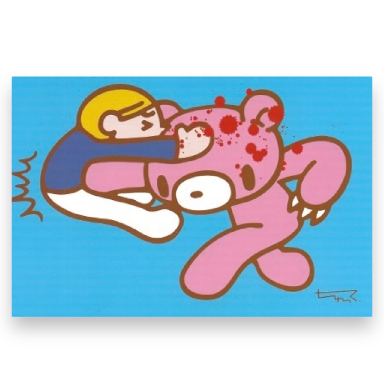 2005 Mori Chack Deadstock New Gloomy Bear Art Post Card