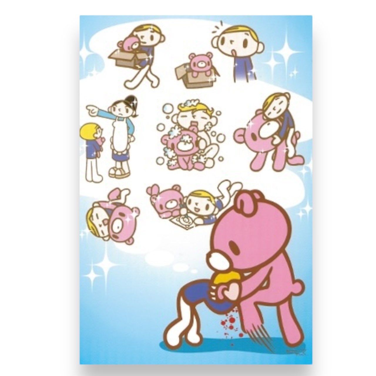 2005 Mori Chack Deadstock New Gloomy Bear Art Post Card