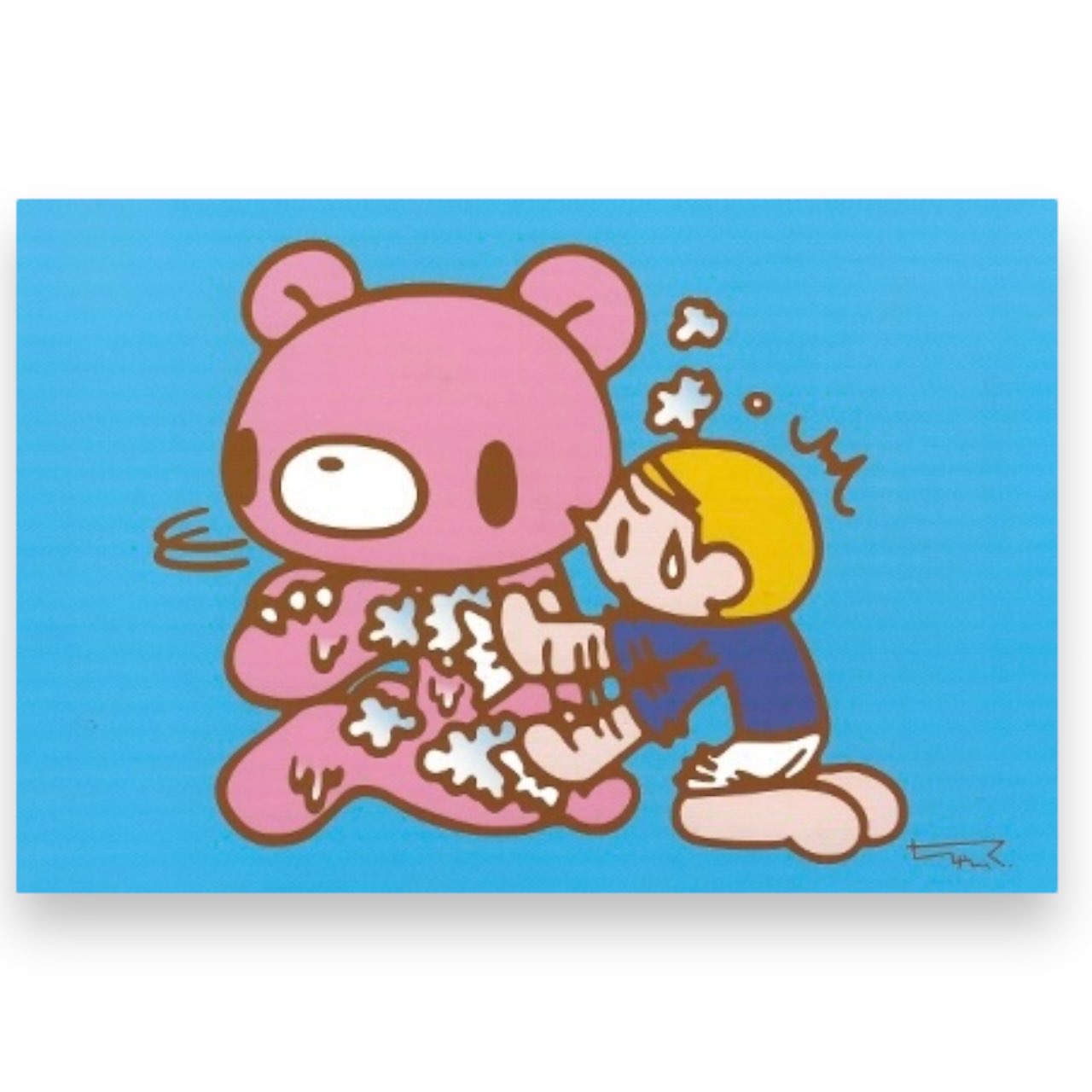 2005 Mori Chack Deadstock New Gloomy Bear Art Post Card