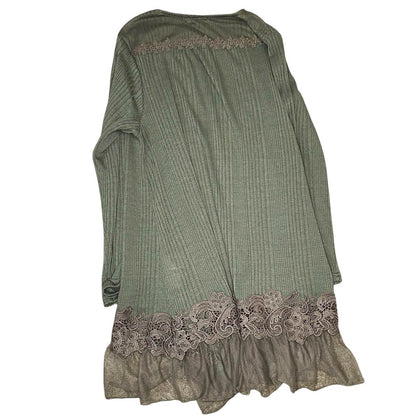 Axes Femme Mori Girl Forest Green Knit Cardigan Sz M