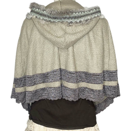 Ozz Rozen Mori Kei Layering Poncho One Size