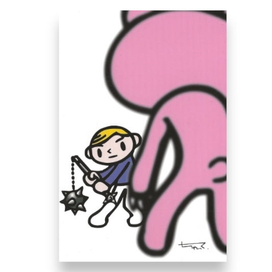 2005 Mori Chack Deadstock New Gloomy Bear Art Post Card