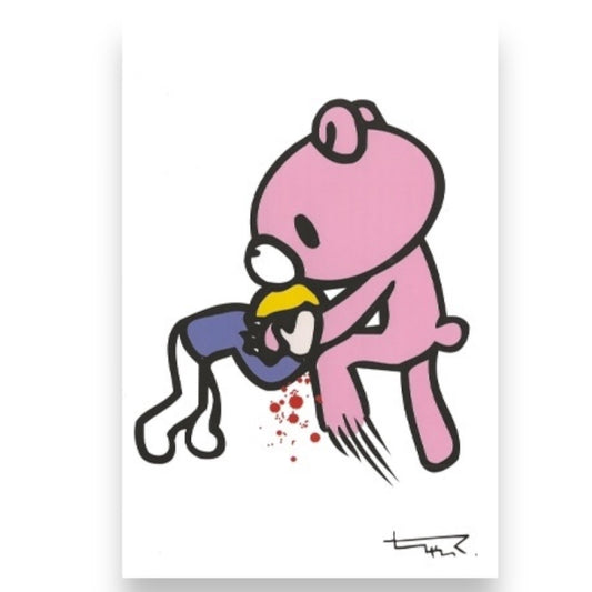 2005 Mori Chack Deadstock New Gloomy Bear Art Post Card