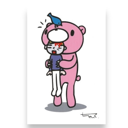 2005 Mori Chack Deadstock New Gloomy Bear Art Post Card