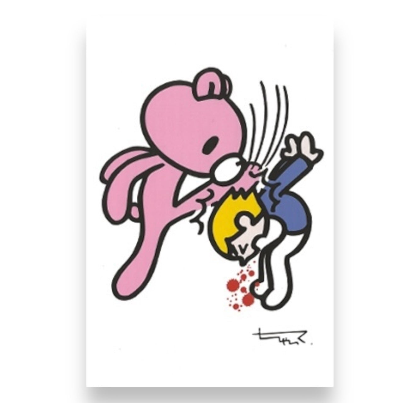 2005 Mori Chack Deadstock New Gloomy Bear Art Post Card