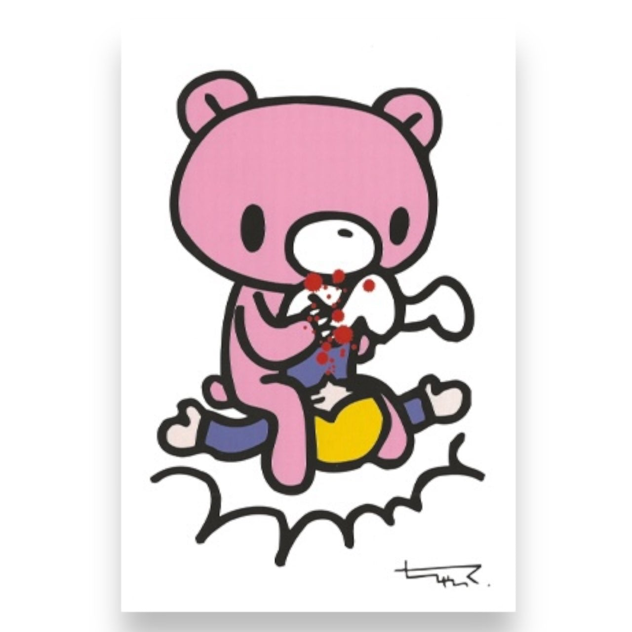 2005 Mori Chack Deadstock New Gloomy Bear Art Post Card