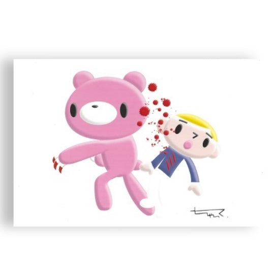 2005 Mori Chack Deadstock New Gloomy Bear Art Post Card