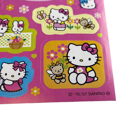 2007 Sanrio Hello Kitty Garden Sticker Sheet