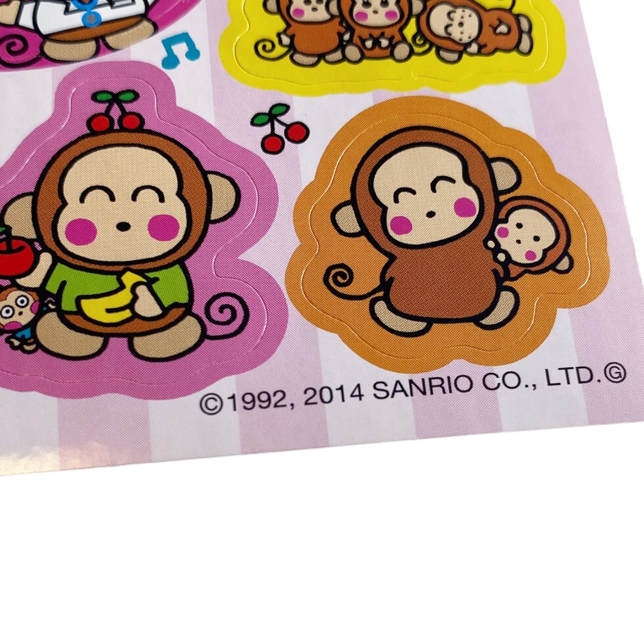 2014 Sanrio Monkichi Sticker Sheet