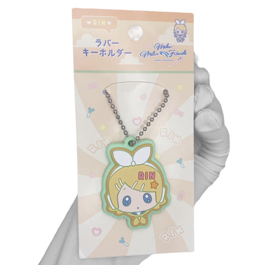 Deadstock New 2010s Hatsune Miku Vocaloid Diner Keychain - Rin