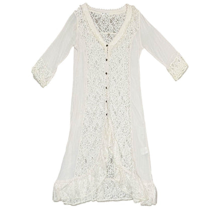 Axes Femme Mori Girl Long Lace Cardigan Sz S/M