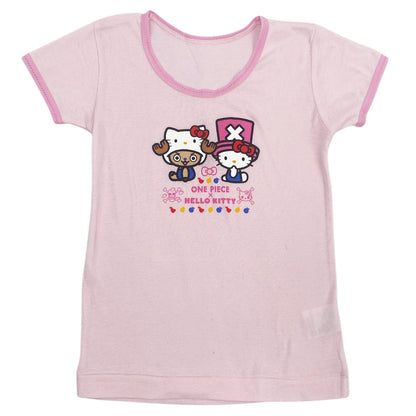 2000s One Piece x Hello Kitty Tee Sz XS/S