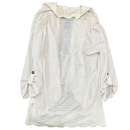 Ozz Oneste Mori Girl Delicate Lace Layering Cardigan Sz S