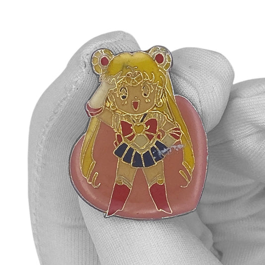 Vintage 90s Sailor Moon Enamel Pin - Sailor Moon