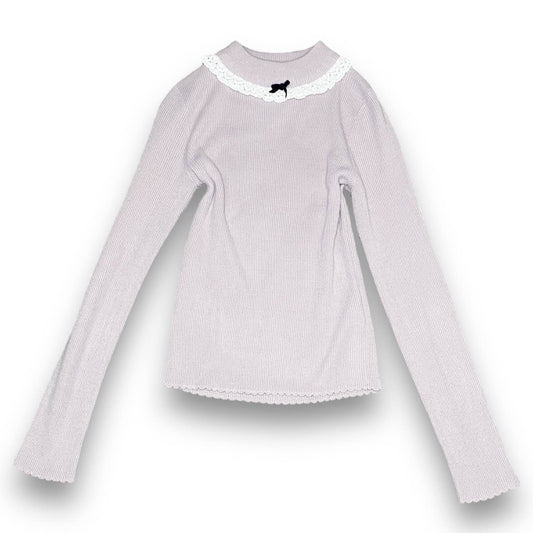 Pink Jirai Kei Ank Rouge Long Sleeve Sweater Sz S