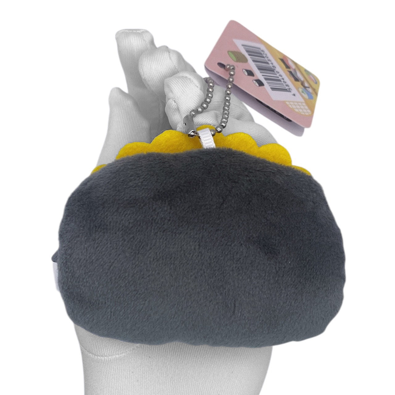 Deadstock New Round Eyes Mascot Plush Keychain - Sushi Roll Piece