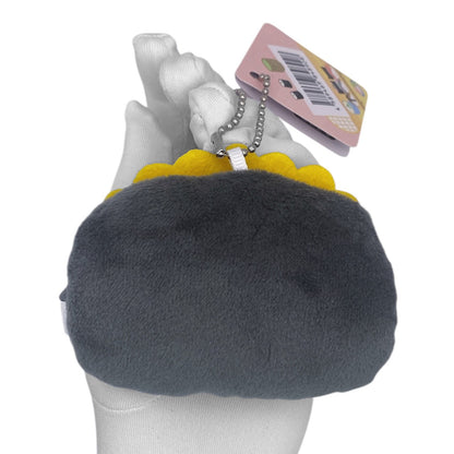 Deadstock New Round Eyes Mascot Plush Keychain - Sushi Roll Piece