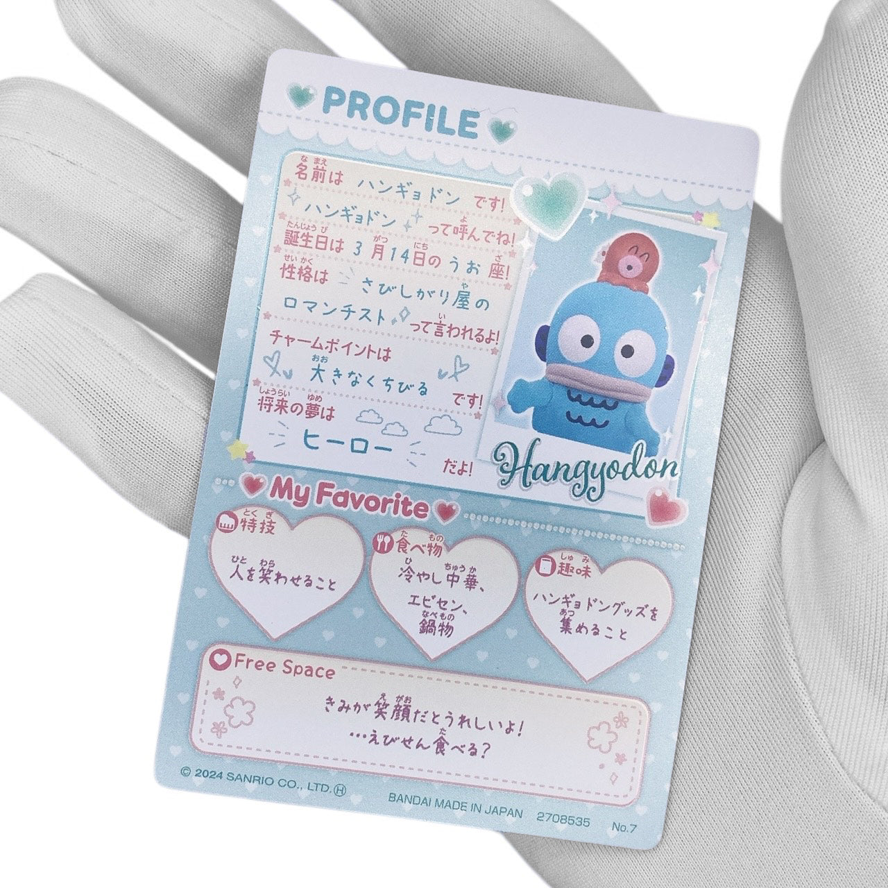 Sanrio Life Size Plush Trading Card - Hangyondon